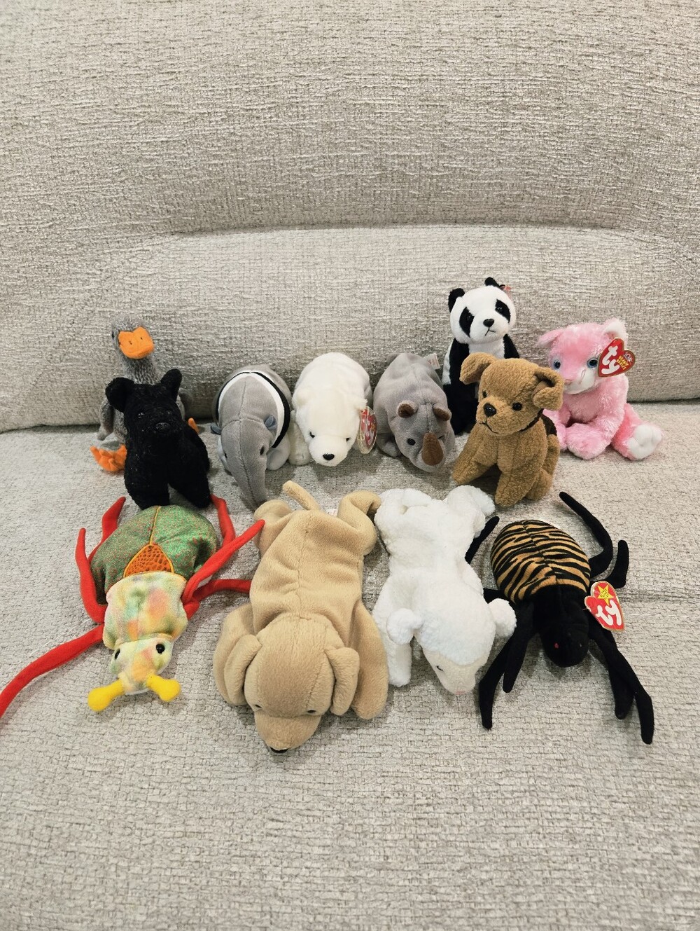 12 Pcs. Ty Beanie Babies Bundle